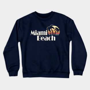 Miami Beach Crewneck Sweatshirt